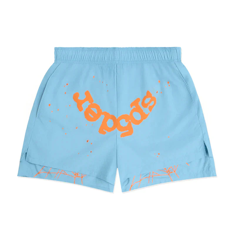 SP5DER SP5DER OG WEB DOUBLE LAYER SKY BLUE SHORTS