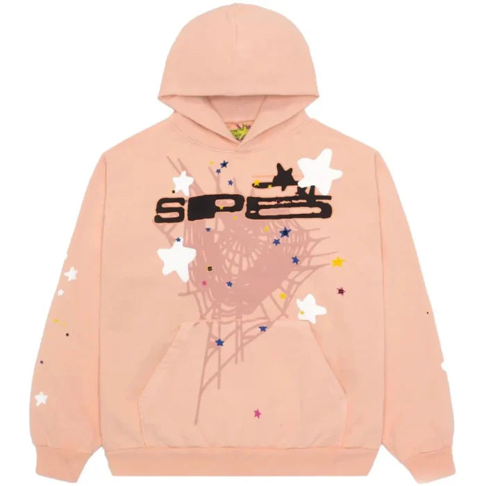 Sp5der SP5–Bellini Pink Tracksuit