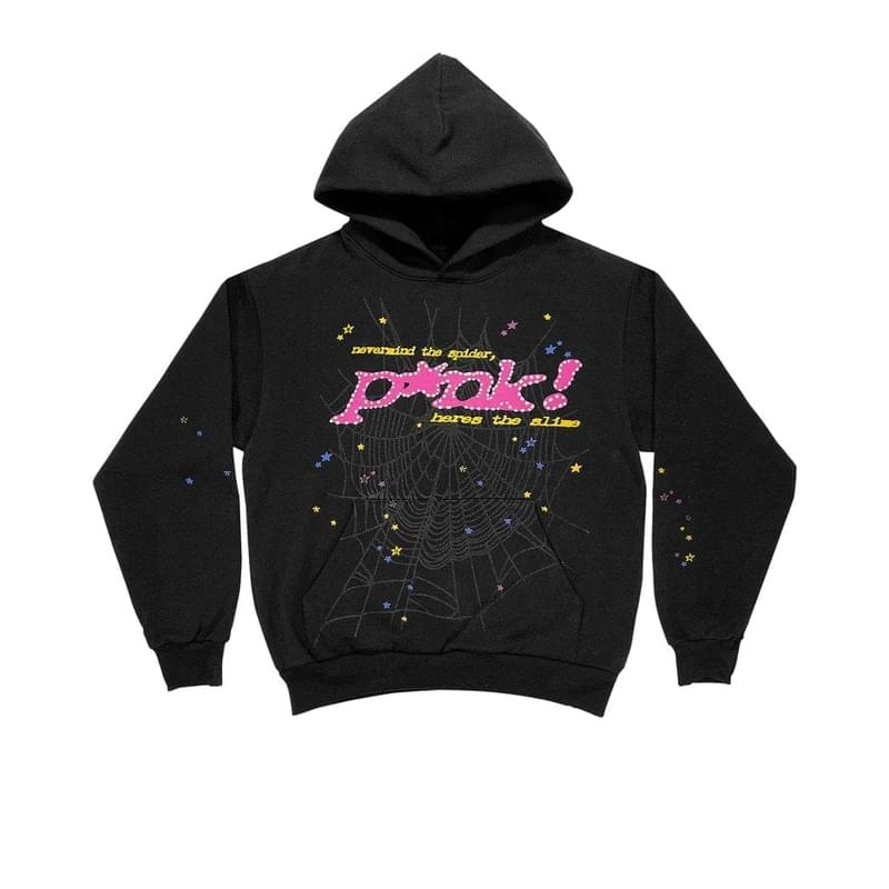 Punk Sp5der Black hoodie